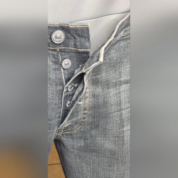 7 For All Mankind Men's Relaxed Fit Jeans in Gray - Picture 8 of 11